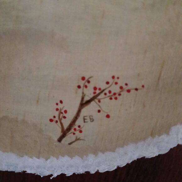 Vintage 24" Wooden Sleigh Sled Wall Hanging Holiday Christmas Decor Hand Painted - Picture 11 of 14